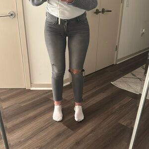 Mother grey skinny jean